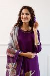 FANCY KITKAT SILK FLORAL PRINTED TOP BOTTOM WITH DUPATTA FESTIVE WEAR WHOLESALE PRICE ETHNIC GARMENT (3)