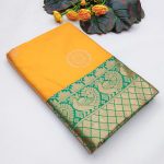 FANCY LICHI SILK JACQUARD WORK SAREE WITH UNSTITCHED BLOUSE FESTIVE WEAR WHOLESALE PRICE ETHNIC GARMENT (3)