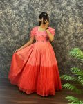 FANCY MUL COTTON HAND WORK GOWN FESTIVE WEAR WHOLESALE PRICE ETHNIC GARMENT (9)