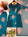 FANCY NATURAL CREPE DIGITAL PRINT WORK AND EMBROIDERY WORK TOP PALAZZO WITH DUPATTA FESTIVE WEAR WHOLESALE PRICE ETHNIC GARMENT (2)