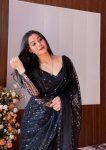 FANCY NET SEQUENCE AND THREAD WORK WITH JHALAR BORDER WORK READY TO WEAR SAREE WITH UNSTITCHED BLOUSE PARTY WEAR WHOLESALE PRICE ETHNIC GARMENT (2)