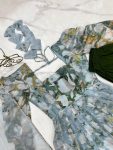 FANCY ORGANZA SILK FLORAL PRINT WORK ANARKALI GOWN BOTTOM WITH DUPATTA FESTIVE WEAR WHOLESALE PRICE ETHNIC GARMENT (3)