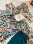 FANCY ORGANZA TABBY SILK DIGITAL PRINT WORK ANARKALI GOWN BOTTOM WITH DUPATTA FESTIVE WEAR WHOLESALE PRICE ETHNIC GARMENT (3)