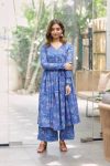 FANCY RAYON DIGITAL PRINTED TOP PALAZZO SET FESTIVE WEAR WHOLESALE PRICE ETHNIC GARMENT (2)
