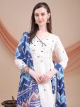 FANCY ROMAN SILK EMBROIDERY WORK TOP BOTTOM WITHDUPATTA FESTIVE WEAR WHOLESALE PRICE ETHNIC GARMENT (5)
