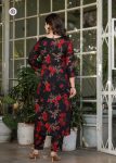 FANCY SILK BLEND PRINT WORK TOP BOTTOM WITH DUPATTA FESTIVE WEAR WHOLESALE PRICE ETHNIC GARMENT (1)