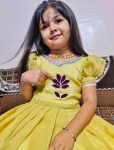 FANCY SILK HAND WORK KID’S GOWN PARTY WEAR WHOLESALE PRICE ETHNIC GARMENT (9)