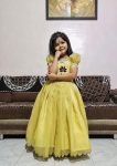 FANCY SILK HAND WORK KID’S GOWN PARTY WEAR WHOLESALE PRICE ETHNIC GARMENT (9)