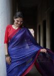FASHINOABLE LILAN CLAB WEAVING WORK SAREE WITH UNSTITCHED BLOUSE OFFICE WEAR WHOLESALE PRICE ETHNIC GARMENT (11)