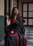 FASHINOABLE LILAN CLAB WEAVING WORK SAREE WITH UNSTITCHED BLOUSE OFFICE WEAR WHOLESALE PRICE ETHNIC GARMENT (4)