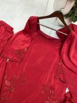 FASHIONABLE CREPE SILK SEQUENCE EMBROIDERY WORK TOP PATIALA WITH DUPATTA PARTY WEAR WHOLESALE PRICE ETHNIC GARMENT (20)