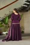 FASHIONABLE FENDY EMBROIDERY WORK TOP PALAZZO WITH DUPATTA PARTY WEAR WHOLESALE PRICE ETHNIC GARMENT (9)