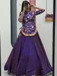 FASHIONABLE FENDY SEQUENCE WORK TOP LEHENGA WEDDING WEAR WHOLESALE PRICE ETHNIC GARMENT (19)