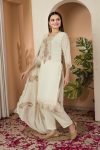 FASHIONABLE GEORGETTE EMBROIDERY & SEQUENCE WORK TOP BOTTOM WITH DUPATTA FESTIVAL WEAR WHOLESALE PRICE ETHNIC GARMENT (25)