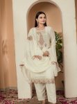FASHIONABLE GEORGETTE EMBROIDERY & SEQUENCE WORK TOP BOTTOM WITH DUPATTA FESTIVAL WEAR WHOLESALE PRICE ETHNIC GARMENT (25)