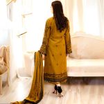 FASHIONABLE GEORGETTE EMBROIDERY WORK TOP BOTTOM WITH DUPATTA FESTIVAL WEAR WHOLESALE PRICE ETHNIC GARMENT (14)