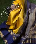 FASHIONABLE LICHI SILK JACQUARD WORK SAREE WITH UNSTITCHED BLOUSE BRIDAL WEAR WHOLESALE PRICE ETHNIC GARMENT (9)