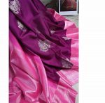 FASHIONABLE LICHI SILK JACQUARD WORK SAREE WITH UNSTITCHED BLOUSE CASUAL WEAR WHOLESALE PRICE ETHNIC GARMENT (5)