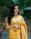 FASHIONABLE LICHI SILK JACQUARD WORK SAREE WITH UNSTITCHED BLOUSE CASUAL WEAR WHOLESALE PRICE ETHNIC GARMENT (8)