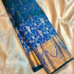 FASHIONABLE LICHI SILK JACQUARD WORK SAREE WITH UNSTITCHED BLOUSE FESTIVAL WEAR WHOLESALE PRICE ETHNIC GARMENT (33)