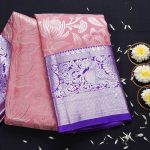 FASHIONABLE LICHI SILK JACQUARD WORK SAREE WITH UNSTITCHED BLOUSE FESTIVAL WEAR WHOLESALE PRICE ETHNIC GARMENT (2)