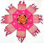 FASHIONABLE LICHI SILK JACQUARD WORK SAREE WITH UNSTITCHED BLOUSE PARTY WEAR WHOLESALE PRICE ETHNIC GARMENT (11)