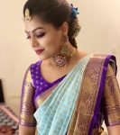 FASHIONABLE LICHI SILK JACQUARD WORK SAREE WITH UNSTITCHED BLOUSE PARTY WEAR WHOLESALE PRICE ETHNIC GARMENT (1)
