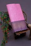 FASHIONABLE LICHI SILK JACQUARD WORK SAREE WITH UNSTITCHED BLOUSE PARTY WEAR WHOLESALE PRICE ETHNIC GARMENT (7)