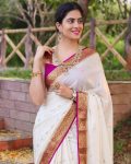FASHIONABLE LICHI SILK JACQUARD WORK SAREE WITH UNSTITCHED BLOUSE WEDDING WEAR WHOLESALE PRICE ETHNIC GARMENT (6)
