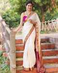 FASHIONABLE LICHI SILK JACQUARD WORK SAREE WITH UNSTITCHED BLOUSE WEDDING WEAR WHOLESALE PRICE ETHNIC GARMENT (6)