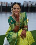 FASHIONABLE LICHI SILK JACQUARD WORK SAREE WITH UNSTITCHED BLOUSE WEDDINGWEAR WHOLESALE PRICE ETHNIC GARMENT (2)