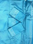 FASHIONABLE SOFT LICHI SILK JACQUARD WORK SAREE WITH UNSTITCHED BLOUSE FESTIVAL WEAR WHOLESALE PRICE ETHNIC GARMENT (2)
