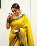 FASHIONABLE SOFT LICHI SILK JACQUARD WORK SAREE WITH UNSTITCHED BLOUSE FESTIVAL WEAR WHOLESALE PRICE ETHNIC GARMENT (21)
