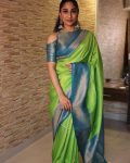 FASHIONABLE SOFT LICHI SILK JACQUARD WORK SAREE WITH UNSTITCHED BLOUSE FESTIVAL WEAR WHOLESALE PRICE ETHNIC GARMENT (27)