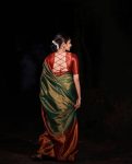 FASHIONABLE SOFT LICHI SILK JACQUARD WORK SAREE WITH UNSTITCHED BLOUSE FESTIVAL WEAR WHOLESALE PRICE ETHNIC GARMENT (10)