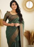 FASHIONABLE SOFT LICHI SILK JACQUARD WORK SAREE WITH UNSTITCHED BLOUSE FORMAL WEAR WHOLESALE PRICE ETHNIC GARMENT (43)