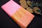 FASHIONABLE SOFT LICHI SILK JACQUARD WORK SAREE WITH UNSTITCHED BLOUSE PARTY WEAR WHOLESALE PRICE ETHNIC GARMENT (6)