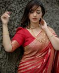 FASHIONABLE SOFT LICHI SILK JACQUARD WORK SAREE WITH UNSTITCHED BLOUSE PARTY WEAR WHOLESALE PRICE ETHNIC GARMENT (5)