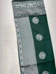 FASHIONABLE SOFT LICHI SILK JACQUARD WORK SAREE WITH UNSTITCHED BLOUSE WEDDING WEAR WHOLESALE PRICE ETHNIC GARMENT (2)
