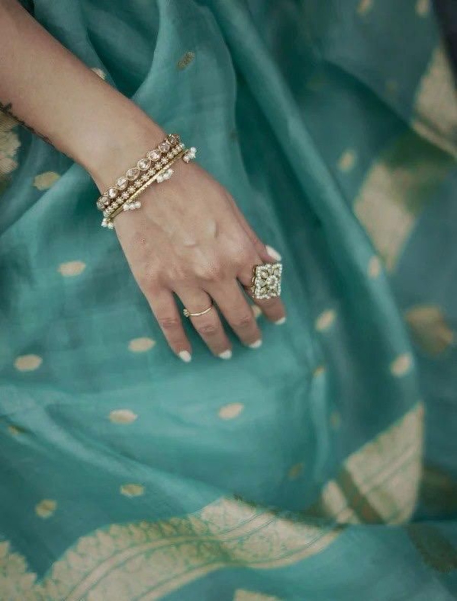 FASHIONABLE SOFT LINEN SLAB JACQUARD WORK SAREE WITH UNSTITCHED BLOUSE PARTY WEAR WHOLESALE PRICE ETHNIC GARMENT (7)