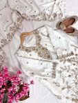 GORGEOUS CHINON SILK ZARI SEQUENCE EMBROIDERY WORK TOP SHARARA WITH DUPATTA FESTIVE WEAR WHOLESALE PRICE ETHNIC GARMENT (1)