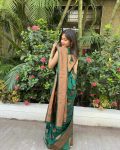 LATEST BANARASI SOFT SILK WEAVING WORK SAREE WITH UNSTITCHED BLOUSE WEDDING WEAR WHOLESALE PRICE ETHNIC GARMENT (5)