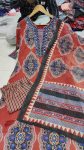 LATEST COTTON DIGITAL PRINT WITH SEQUENCE WORK TOP BOTTOM WITH DUPATTA CASUAL WEAR WHOLESALE PRICE ETHNIC GARMENT (14)