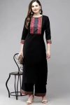 LATEST COTTON PLAIN WORK TOP BOTTOM SET OFFICE WEAR WHOLESALE PRICE ETHNIC GARMENT (2)