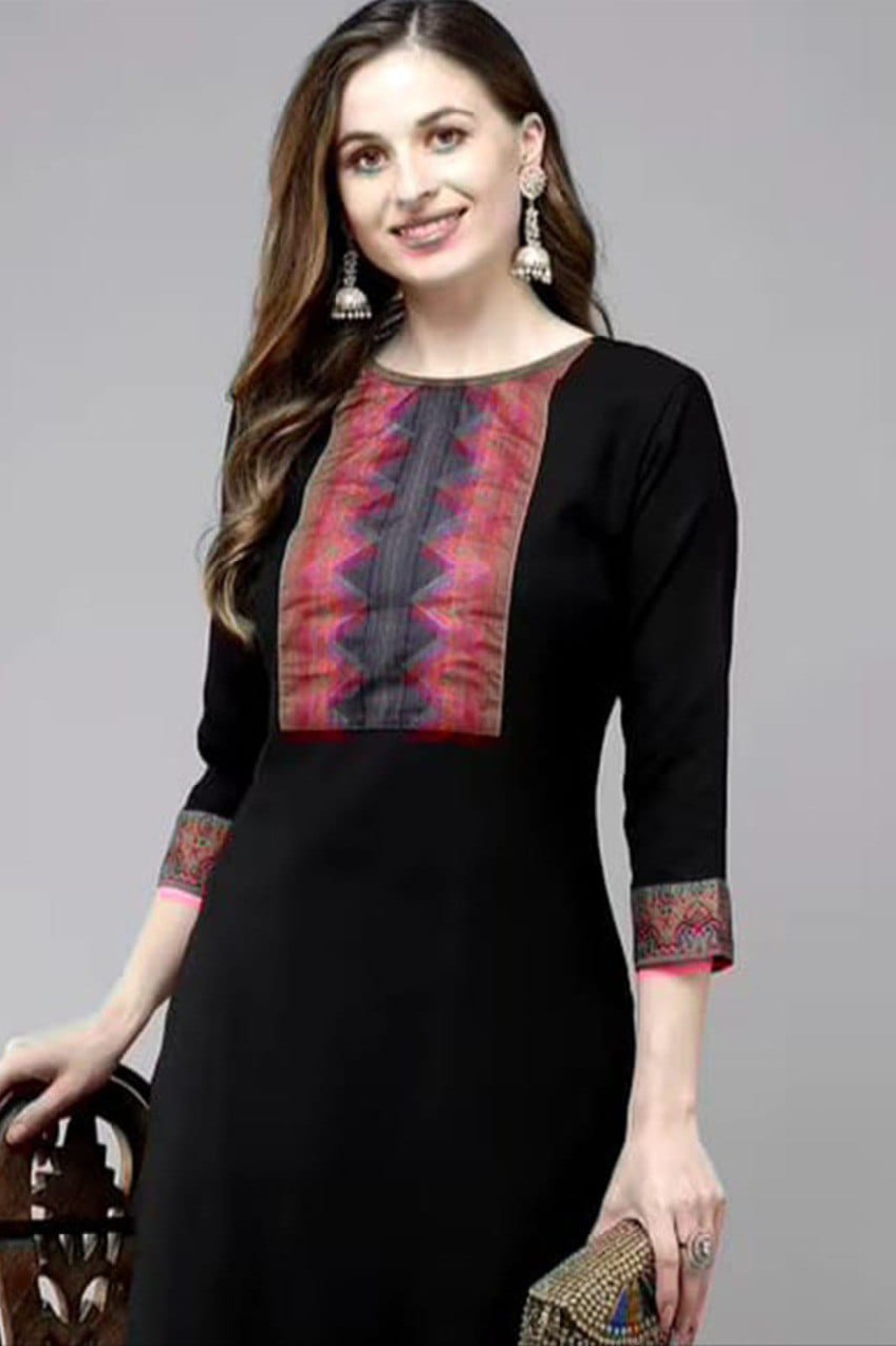 LATEST COTTON PLAIN WORK TOP BOTTOM SET OFFICE WEAR WHOLESALE PRICE ETHNIC GARMENT (5)