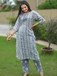 LATEST COTTON PRINTED TOP BOTTOM SET DAILY WEAR WHOLESALE PRICE ETHNIC GARMENT (5)
