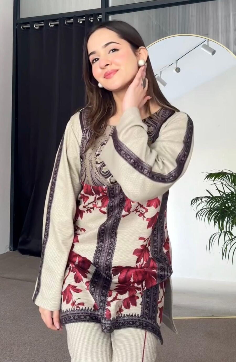 LATEST CREPE DIGITAL PRINT TOP PALAZZO CASUAL WEAR WHOLESALE PRICE ETHNIC GARMENT (5)