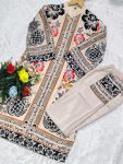 LATEST CREPE DIGITAL PRINT WORK CO-ORD SET CASUAL WEAR WHOLESALE PRICE ETHNIC GARMENT (2)