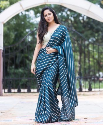 LATEST DOLA SILK FOILS PRINT SAREE WITH UNSTITCHED BLOUSE TEAL
