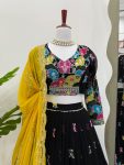 LATEST GEORGETTE SEQUENCE WORK LEHENGA CHOLI DUPATTA PARTY WEAR WHOLESALE PRICE ETHNIC GARMENT (15)